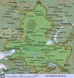 Map of Rostov Oblast