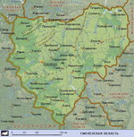 Map of Smolensk Oblast
