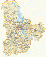Map of Kiev Oblast