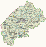Map of Lviv Oblast