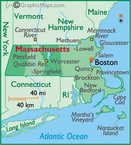 Map of Massachusetts