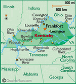 Map of Kentucky