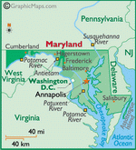 Map of Maryland