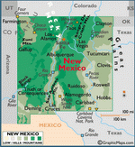 Map of New Mexico