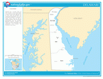 Map of counties of Delaware