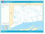 Map of rivers and lakes of Connecticut